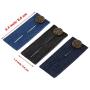 TOODOO 9 Pieces Waist Extender with Metal Button for Pants, Jeans, Trousers and Skirt (Black, Blue and Deep Blue)