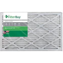 FilterBuy 16x25x1, Pleated HVAC AC Furnace Air Filter, MERV 8, AFB Silver, 4-Pack