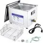 Anbull 15L Professional Ultrasonic Parts Cleaner Machine with 304 Stainless Steel and Digital Timer Heater for Jewelry Watch Coin Glass Circuit Board Dentures Small Parts
