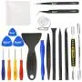 Kaisi Professional Electronics Opening Pry Tool Repair Kit with Metal Spudger Non-Abrasive Carbon Fiber Nylon Spudgers and Anti-Static Tweezers for Cellphone iPhone Laptops Tablets and More, 20 Piece Kaisi Professional Electronics Opening Pry Tool Repair Kit with Metal Spudger Non-Abrasive Carbon Fiber Nylon Spudgers and Anti-Static Tweezers for Cellphone iPhone Laptops Tablets and More, 20 Piece