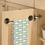 mDesign Decorative Metal Large Towel Bar - Strong Self Adhesive - Storage and Display Rack for Hand, Dish, and Tea Towels - Stick to Wall, Cabinet, Door, Mirror in Kitchen, Bathroom - Bronze mDesign Decorative Metal Large Towel Bar - Strong Self Adhesive - Storage and Display Rack for Hand, Dish, and Tea Towels - Stick to Wall, Cabinet, Door, Mirror in Kitchen, Bathroom - Bronze