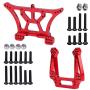Aluminum Front and Rear Shock Tower for Traxxas 1/10 Slash 2WD Rustler Stampede VXL Skully Ford F150 Raptor, Upgrade Parts 3639 3638, Red Aluminum Front and Rear Shock Tower for Traxxas 1/10 Slash 2WD Rustler Stampede VXL Skully Ford F150 Raptor, Upgrade Parts 3639 3638, Red