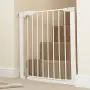 Munchkin Easy Close Pressure Mounted Baby Gate for Stairs, Hallways and Doors, Walk Through with Door, Metal, White Munchkin Easy Close Pressure Mounted Baby Gate for Stairs, Hallways and Doors, Walk Through with Door, Metal, White
