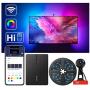 Govee LED TV Backlights, WiFi TV LED Strip Lights with Camera, Compatible with Alexa, APP Control, RGBIC Music Sync, TV Ambient Bias Lighting for 55-65 inch TVs, Calibrate on APP