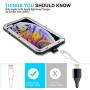 Casa Alloy Aluminum Metal Case for iPhone Xr, Hybrid [Built in Screen Protector] Full Body Shockproof Dustproof Waterproof Military Heavy Duty Screw Cover for Apple iPhone Xr 6.1 2018 (Silver)