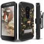 Moto E5 Play / E5 Cruise Case, Evocel [Explorer Series Pro] Premium Full Body Case with Glass Screen Protector, Belt Clip, Metal Kickstand for Motorola Moto E5 Cruise/Moto E5 Play, Camouflage