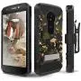 Moto E5 Play / E5 Cruise Case, Evocel [Explorer Series Pro] Premium Full Body Case with Glass Screen Protector, Belt Clip, Metal Kickstand for Motorola Moto E5 Cruise/Moto E5 Play, Camouflage