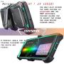 COVRWARE Iron Tank Case for Moto Z3 Play/Moto Z3 with Built-in [Screen Protector] Heavy Duty Full-Body Rugged Holster Armor Case [Brushed Metal Texture Design][Belt Swivel Clip][Kickstand], Teal