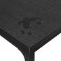 Foxemart Computer Desk 47” Modern Sturdy Office Desk PC Laptop Notebook Study Writing Table for Home Office Workstation, Black