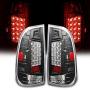 AJP Distributors LED Tail Light Lamp For Ford F150 F250 F350 Style Side (Black)