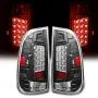 AJP Distributors LED Tail Light Lamp For Ford F150 F250 F350 Style Side (Black)