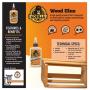 Gorilla Wood Glue, 4 ounce Bottle, (Pack of 2)