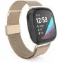 HAYUL Bands Compatible with Fitbit Versa 3/Fitbit Sense for Women Men, Stainless Steel Metal Replacement Mesh Bracelet Strap Wristbands for Fitbit Versa 3/Sense Smart Watch (Large, Champagne Gold) HAYUL Bands Compatible with Fitbit Versa 3/Fitbit Sense for Women Men, Stainless Steel Metal Replacement Mesh Bracelet Strap Wristbands for Fitbit Versa 3/Sense Smart Watch (Large, Champagne Gold)