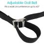 Vive Gait Belt (60 Inch) - Transfer Assist Device for Seniors, Elderly, Pediatric, Bariatric, Occupational and Physical Therapy - Medical Nursing Safety Long Gate Strap with Quick Release Metal Buckle