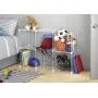 Whitmor Storage Cubes - Stackable Interlocking Wire Shelves - White (Set of 6)