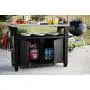 Keter Unity XL Portable Outdoor Table and Storage Cabinet with Hooks for Grill Accessories-Stainless Steel Top for Patio Kitchen Island or Bar Cart, Dark Grey Keter Unity XL Portable Outdoor Table and Storage Cabinet with Hooks for Grill Accessories-Stainless Steel Top for Patio Kitchen Island or Bar Cart, Dark Grey