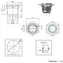 Ulincos Momentary Pushbutton Switch U19D1 1NO SPST Black Metal Shell with White LED Ring Suitable for 19mm 3/4'' Mounting Hole Pack with a Resistor (White) Ulincos Momentary Pushbutton Switch U19D1 1NO SPST Black Metal Shell with White LED Ring Suitable for 19mm 3/4'' Mounting Hole Pack with a Resistor (White)