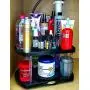 Stow-n-Spin (Black, Double Deluxe) Stow-n-Spin 2 Tier Lazy Susan Turntable Spice Rack Organizer Rotating Spice Holder Shelf w/3 Spinners Seasoning Organizer Racks for Spices Double Deluxe Spice Racks for Cabinets w/ 11'' Deep Shelves Stow-n-Spin (Black, Double Deluxe) Stow-n-Spin 2 Tier Lazy Susan Turntable Spice Rack Organizer Rotating Spice Holder Shelf w/3 Spinners Seasoning Organizer Racks for Spices Double Deluxe Spice Racks for Cabinets w/ 11'' Deep Shelves