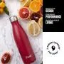 Swell Stainless Steel Water Bottle - 25 Fl Oz - Rowboat Red - Triple-Layered Vacuum-Insulated Containers Keeps Drinks Cold for 48 Hours and Hot for 24 - BPA-Free - Perfect for the Go Swell Stainless Steel Water Bottle - 25 Fl Oz - Rowboat Red - Triple-Layered Vacuum-Insulated Containers Keeps Drinks Cold for 48 Hours and Hot for 24 - BPA-Free - Perfect for the Go