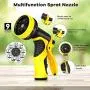 Garden Hose Expandable 100FT, Flexible Water Hose with Powerful Nozzle Spray, Car Wash Hose with Good Pressure, Expanding hose with 3/4“ Brass Connector, Hose with Metal 9 Function Spray NozzleStorage Garden Hose Expandable 100FT, Flexible Water Hose with Powerful Nozzle Spray, Car Wash Hose with Good Pressure, Expanding hose with 3/4“ Brass Connector, Hose with Metal 9 Function Spray NozzleStorage