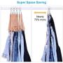 Pants Hangers, Trousers Skirt Hangers with Clips, 4 Tier Metal Hangers for Heavy Duty Ultra Thin Space Saving - 4 Pack