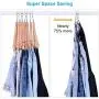 Pants Hangers, Trousers Skirt Hangers with Clips, 4 Tier Metal Hangers for Heavy Duty Ultra Thin Space Saving - 4 Pack Pants Hangers, Trousers Skirt Hangers with Clips, 4 Tier Metal Hangers for Heavy Duty Ultra Thin Space Saving - 4 Pack