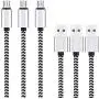 Micro USB Cable 10ft 3Pack by Ailun High Speed 2.0 USB A Male to Micro USB Sync Charging Nylon Braided Cable for Android Phone Charger Cable Tablets Wall and Car Charger Connection Silver&Blackwhite Micro USB Cable 10ft 3Pack by Ailun High Speed 2.0 USB A Male to Micro USB Sync Charging Nylon Braided Cable for Android Phone Charger Cable Tablets Wall and Car Charger Connection Silver&Blackwhite