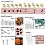 Wood Burning Kit, [Upgraded] Rarlight Woodburning Tool with Soldering Iron Intlmate, 54 PCS Adjustable Temperature Soldering Pyrography Wood burning Pen, Embossing/Carving/Soldering Tips/Carrying Case