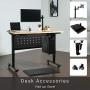 Standing Desk Legs Dual Motor. Adjustable 3 Stages Frame for DIY Stand up Home Office desks suites Tops from 48'' to 73'' FLT-02 White