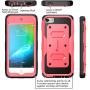 i-Blason Armorbox Case Designed for iPod Touch 7/6/5, Full Body Case with Built-in Screen Protector for Apple iPod Touch 5th/6th/7th Generation, Pink