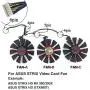 General 88MM T129215SU 6-Pin DC 12V 0.50A Cooling Fan for ASUS Strix Raptor GTX980Ti R9 390X R9 390 GTX1060 GTX1070 GTX1080 RX480 Graphics Card Cooler Cooling Fans (Fan-B (1Pcs))