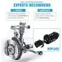 OREDY Front Left and Right Complete Struts Assembly Struts Shocks Kit 172689 172688 Compatible with Prius 2010 2011 2012 2013 2014 2015