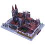 3D Metal Puzzle Famous Architecture Assemble Model Building Kit DIY Laser Cut Jigsaw - Microworld J046 Spain Burgos Cathedral