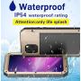 iPhone 11 Pro Max Case, CarterLily Full Body Shockproof Dustproof Waterproof Aluminum Alloy Metal Gorilla Glass Cover Case for Apple iPhone 11 Pro Max 6.5 inch (Gold)