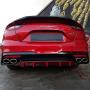 Dawn Enterprises STINGER18-FM Custom Style Flush Mount Spoiler Compatible with Kia Stinger - Aurora Black (ABP)