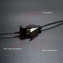 M Head Earpiece Headset PTT with Mic for 2-pin Motorola Two Way Radio 6 Pack