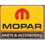 Mopar Sign Bundle - Mopar Behind Us, Mopar The Chrysler Corporation, Mopar Logo 64 - 71, Mopar Logo 37 - 47