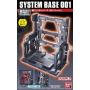 Bandai Hobby System Base 001 Builders Parts 1/144 Action Figure, Gunmetal