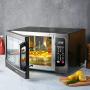 Toshiba EC042A5C-BS Countertop Microwave Oven with Convection, Smart Sensor, Sound On/Off Function and LCD Display, 1.5Cu.ft, Black Stainless Steel