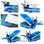 TECHTONGDA 3D Screen Printing Machine Micro-Registration Silk Screen Printing Press for PCB Metal Plate Glass Single Color Screen Printer 17.5x11.5 Inch