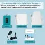 5-Band Cell Phone Signal Booster Repeater for All U.S. Carriers - Boosts GSM 3G 4G LTE Voice and Data for Verizon AT&T T-Mobile Sprint - Extend Coverage for Home and Office Up to 5,000Sq Ft 5-Band Cell Phone Signal Booster Repeater for All U.S. Carriers - Boosts GSM 3G 4G LTE Voice and Data for Verizon AT&T T-Mobile Sprint - Extend Coverage for Home and Office Up to 5,000Sq Ft