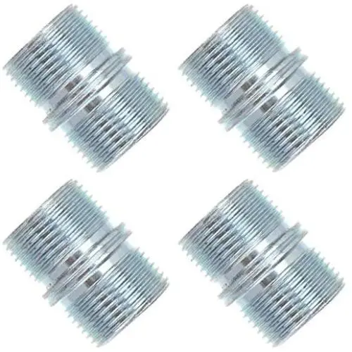 DOITOOL 4PCS 25.4mm Diameter Connectors for Thick Wire Shelve Shelving Unit Double Head Shelf Support Nut Replacement Storage Shelves Part Metal Rack DOITOOL 4PCS 25.4mm Diameter Connectors for Thick Wire Shelve Shelving Unit Double Head Shelf Support Nut Replacement Storage Shelves Part Metal Rack