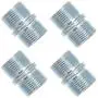 DOITOOL 4PCS 25.4mm Diameter Connectors for Thick Wire Shelve Shelving Unit Double Head Shelf Support Nut Replacement Storage Shelves Part Metal Rack DOITOOL 4PCS 25.4mm Diameter Connectors for Thick Wire Shelve Shelving Unit Double Head Shelf Support Nut Replacement Storage Shelves Part Metal Rack
