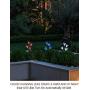 Bright Zeal 3 Bundle 12 Lily LED Fairy Solar Garden Light with Color Changing Flower Lights - Multi Color Solar Lights Outdoor Garden LED Flower Waterproof - Solar LED Metal Flower Stake Lights