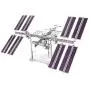 Metal Earth Fascinations Premium Series International Space Station 3D Metal Model Kit