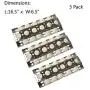 GasSaf Heat Plate Replacement for Select Turbo Gas Grill Models, 16.5 inch 3-Pack Stainless Steel Heat Plate, Heat Tent, Burner Cover, Vaporizor Bar and Flavorizer Bar(16 1/2x 6 1/2inch)(3-Pack) GasSaf Heat Plate Replacement for Select Turbo Gas Grill Models, 16.5 inch 3-Pack Stainless Steel Heat Plate, Heat Tent, Burner Cover, Vaporizor Bar and Flavorizer Bar(16 1/2x 6 1/2inch)(3-Pack)