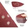60 Grit Sanding Pads for Black and Decker Mouse Sanders, 12 Holes Hook and Loop Sandpaper - LotFancy Detail Palm Sander Sanding Sheets, Pack of 50 60 Grit Sanding Pads for Black and Decker Mouse Sanders, 12 Holes Hook and Loop Sandpaper - LotFancy Detail Palm Sander Sanding Sheets, Pack of 50