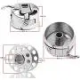 Addicted DEPO Bobbin Case and 5PCS Metal Sewing Bobbins Suitable for Most Domestic Sewing Machines 15, 15A Class Addicted DEPO Bobbin Case and 5PCS Metal Sewing Bobbins Suitable for Most Domestic Sewing Machines 15, 15A Class
