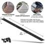 GripStrip Stair Treads L 32”x W 2” Screw Down Strip, No Adhesive All Weather Non-Slip, Plastic Safety Stair Strips Increase Safety on Slippery Stairs - Screws Included (8 Pack) (Black)