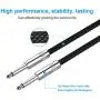 Guitar Cable 10 ft New bee Electric Instrument Cable Bass AMP Cord 1/4 Straight to Straight for Electric Guitar, Bass Guitar, Electric Mandolin, Pro Audio, Black Guitar Cable 10 ft New bee Electric Instrument Cable Bass AMP Cord 1/4 Straight to Straight for Electric Guitar, Bass Guitar, Electric Mandolin, Pro Audio, Black
